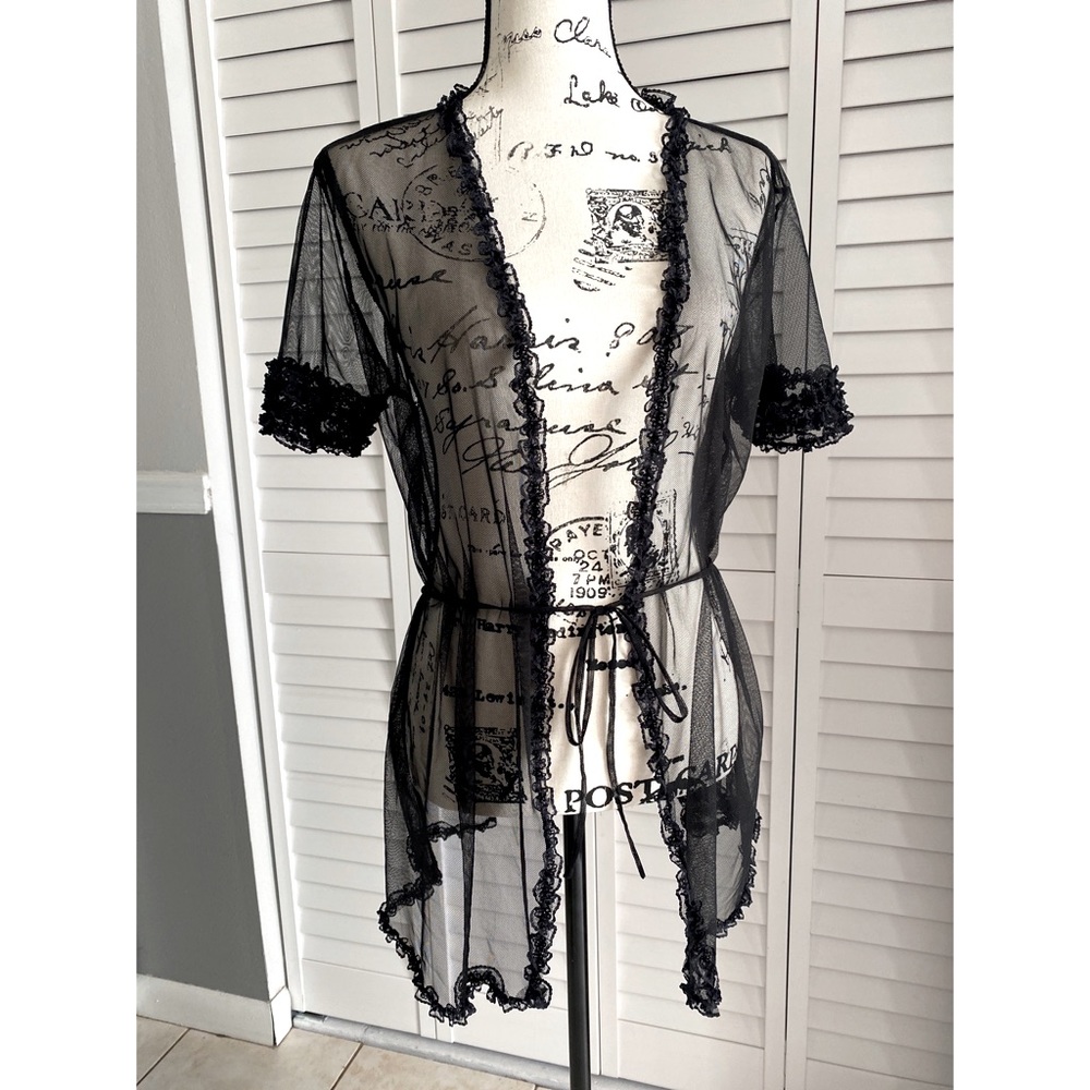 Victoria’s Secret Black Robe - Sheer